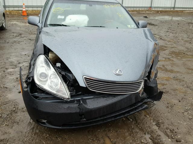 JTHBA30G655088582 - 2005 LEXUS ES 330 GRAY photo 7