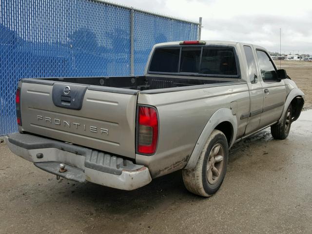 1N6DD26S32C309194 - 2002 NISSAN FRONTIER K TAN photo 4