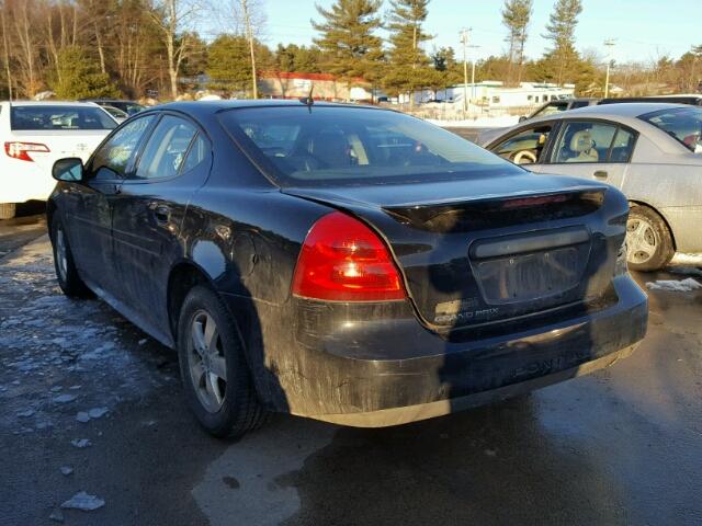 2G2WP582761226806 - 2006 PONTIAC GRAND PRIX BLACK photo 3