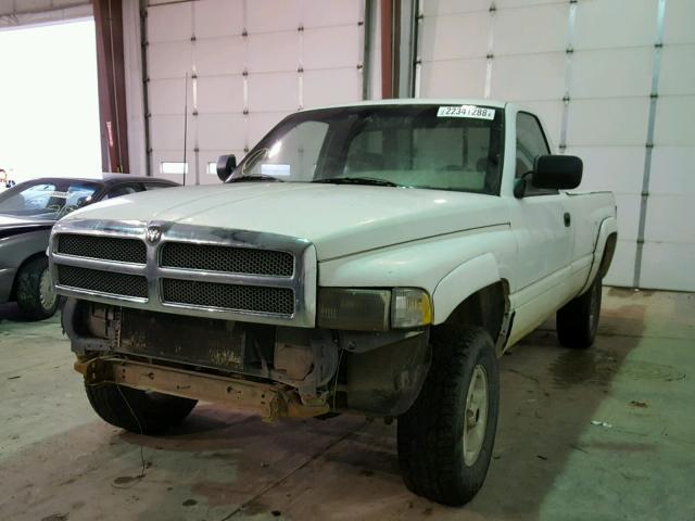 1B7HF16Y9TS694684 - 1996 DODGE RAM 1500 WHITE photo 2