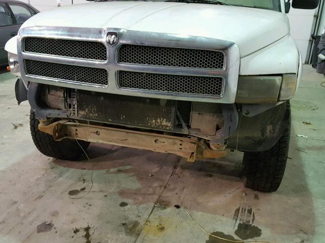 1B7HF16Y9TS694684 - 1996 DODGE RAM 1500 WHITE photo 9