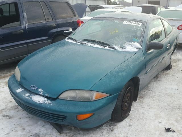 1G1JC1245X7123045 - 1999 CHEVROLET CAVALIER B GREEN photo 2