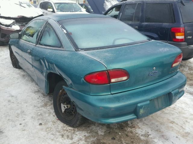 1G1JC1245X7123045 - 1999 CHEVROLET CAVALIER B GREEN photo 3