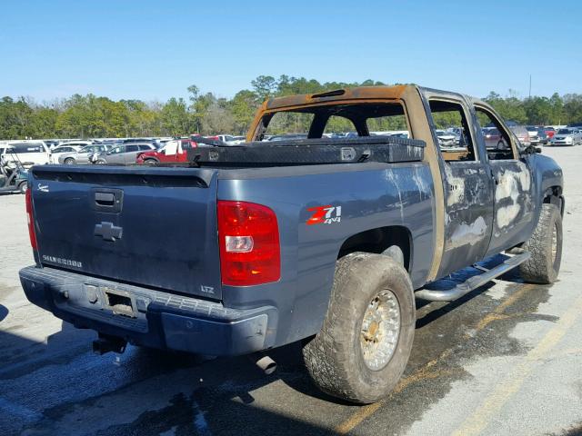 2GCEK13M671562505 - 2007 CHEVROLET SILVERADO BLUE photo 4