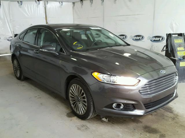 3FA6P0K91GR319408 - 2016 FORD FUSION TIT GRAY photo 1