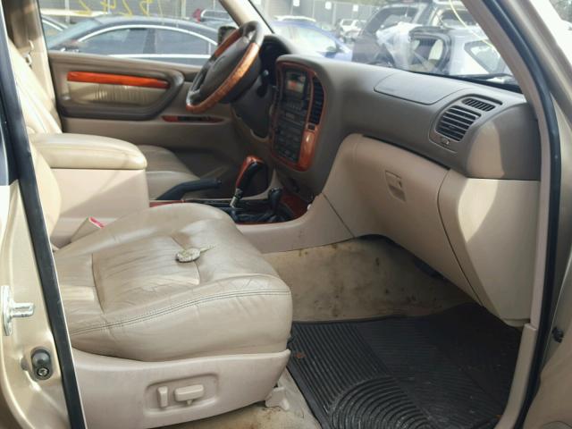 JT6HT00W6Y0100797 - 2000 LEXUS LX 470 GOLD photo 5