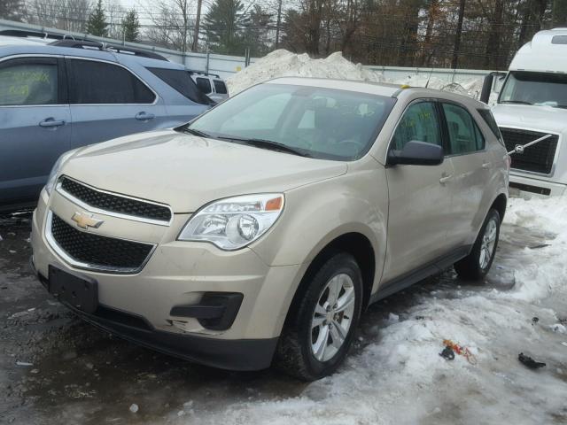 2GNALBEC8B1335466 - 2011 CHEVROLET EQUINOX LS BEIGE photo 2