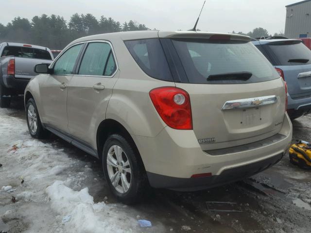 2GNALBEC8B1335466 - 2011 CHEVROLET EQUINOX LS BEIGE photo 3