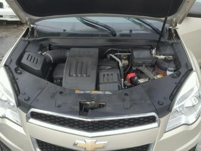 2GNALBEC8B1335466 - 2011 CHEVROLET EQUINOX LS BEIGE photo 7