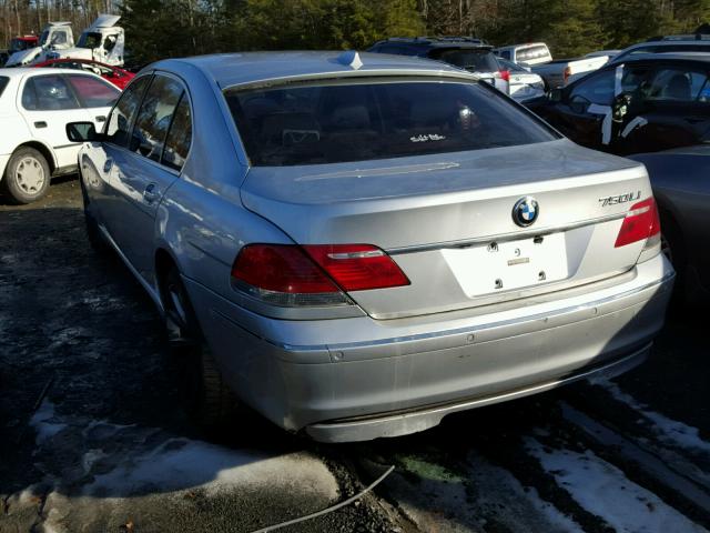 WBAHN835X6DT63625 - 2006 BMW 750 LI SILVER photo 3