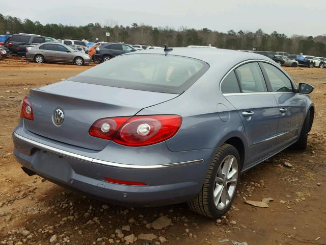 WVWHL73C59E513706 - 2009 VOLKSWAGEN CC LUXURY BLUE photo 4