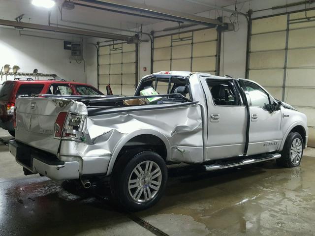 5LTPW18547FJ09097 - 2007 LINCOLN MARK LT SILVER photo 4