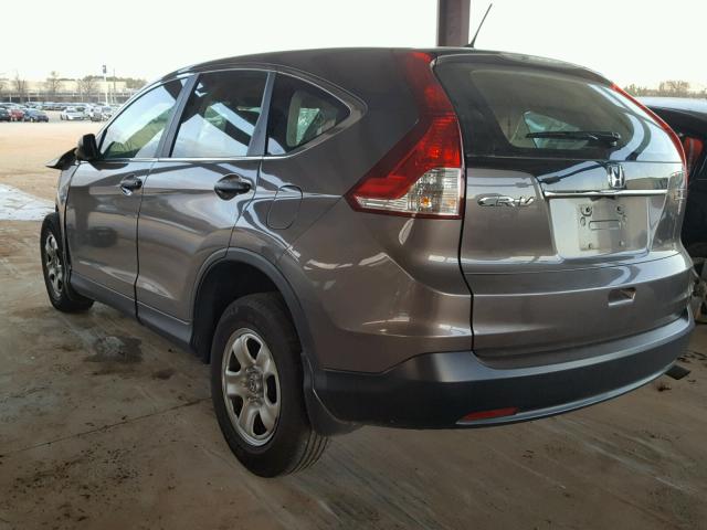 3CZRM3H32DG711495 - 2013 HONDA CR-V LX GREEN photo 3