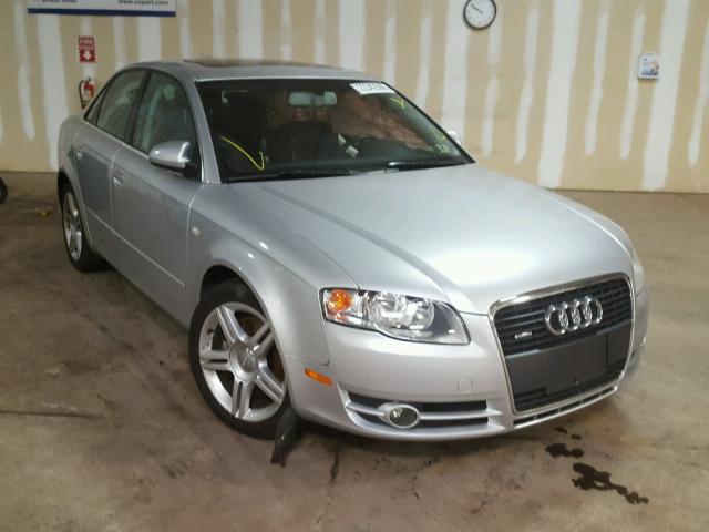 WAUDF78E76A080910 - 2006 AUDI A4 2.0T QU SILVER photo 1