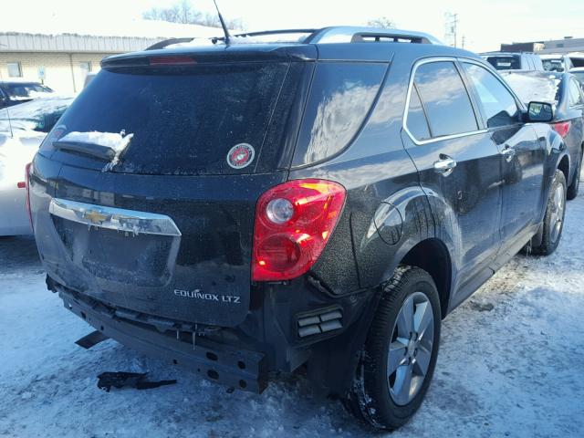 2GNALFEKXC6396269 - 2012 CHEVROLET EQUINOX LT BLACK photo 4