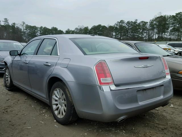 2C3CCAAG9EH327283 - 2014 CHRYSLER 300 SILVER photo 3