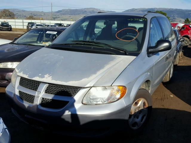 1D4GP25373B307816 - 2003 DODGE CARAVAN SE SILVER photo 2