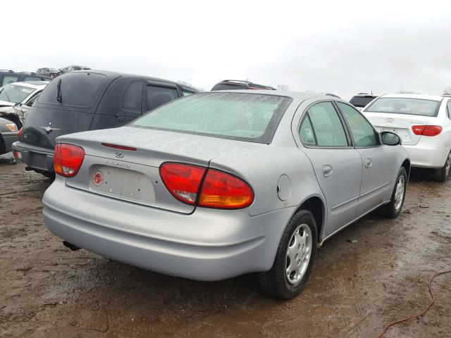 1G3NL52T3XC315756 - 1999 OLDSMOBILE ALERO GL SILVER photo 4