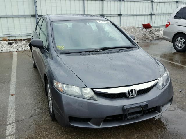 2HGFA1F31AH571915 - 2010 HONDA CIVIC VP GRAY photo 1