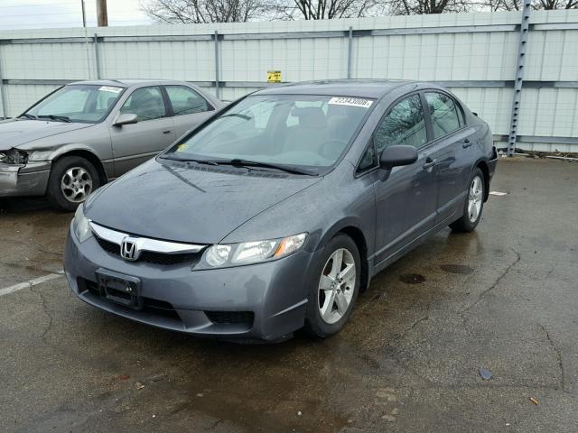 2HGFA1F31AH571915 - 2010 HONDA CIVIC VP GRAY photo 2