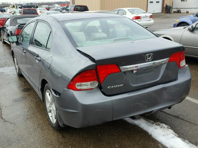 2HGFA1F31AH571915 - 2010 HONDA CIVIC VP GRAY photo 3