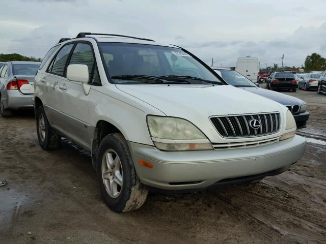 JTJGF10U010110955 - 2001 LEXUS RX WHITE photo 1