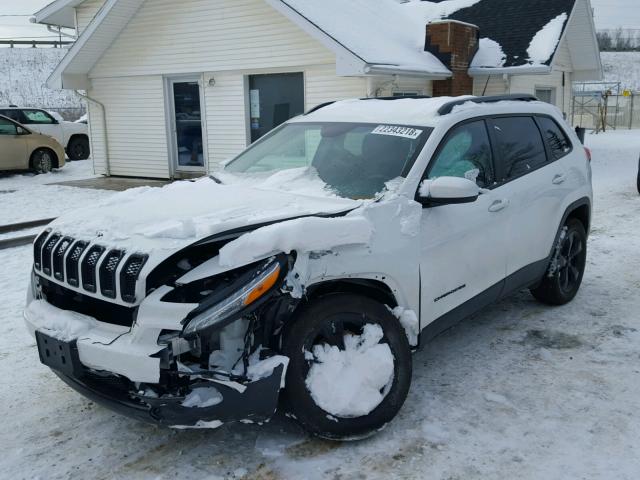 1C4PJMCB1FW792701 - 2015 JEEP CHEROKEE L WHITE photo 2