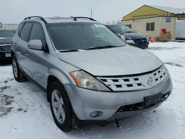 JN8AZ08W33W220726 - 2003 NISSAN MURANO SL GRAY photo 1