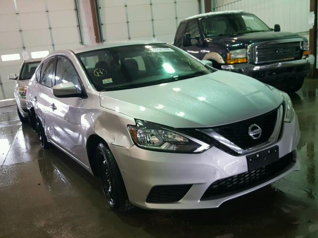 3N1AB7AP5GY231000 - 2016 NISSAN SENTRA S GRAY photo 1