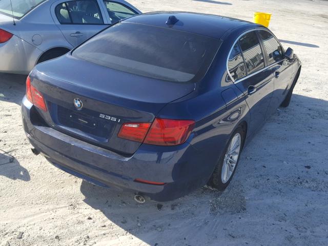 WBAFU7C5XBC872179 - 2011 BMW 535 XI BLUE photo 4