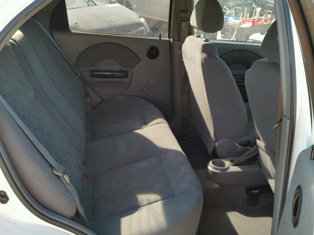 KL1TD52685B455925 - 2005 CHEVROLET AVEO BASE Beyaz fotoğraf 6