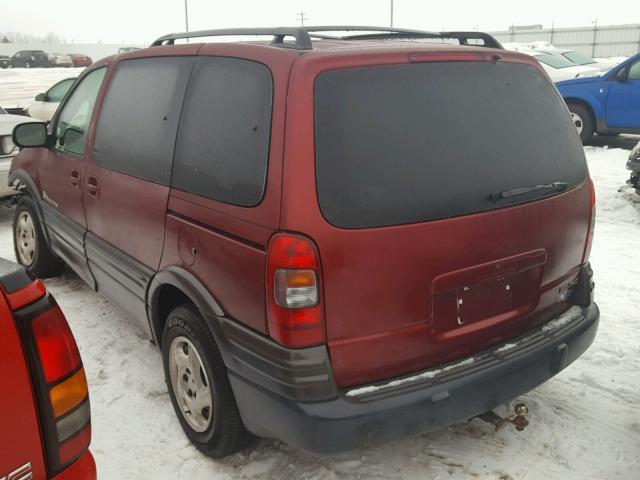 1GMDU23E72D320948 - 2002 PONTIAC MONTANA EC BURGUNDY photo 3