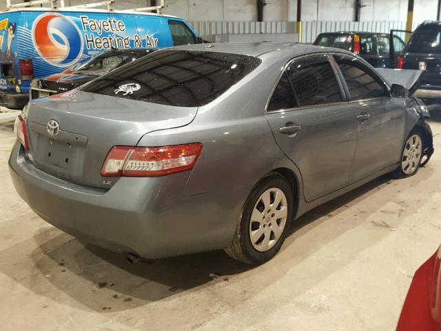 4T4BF3EK4AR062869 - 2010 TOYOTA CAMRY BASE TEAL photo 4