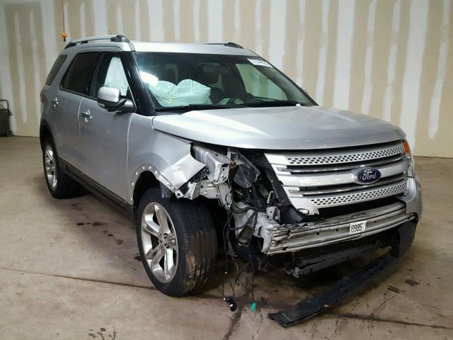 1FM5K8F83DGC53074 - 2013 FORD EXPLORER L SILVER photo 1