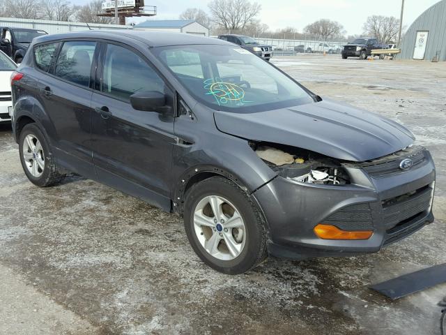 1FMCU0F76FUB94259 - 2015 FORD ESCAPE S CHARCOAL photo 1