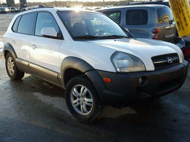 KM8JN12DX6U392963 - 2006 HYUNDAI TUCSON GLS WHITE photo 1