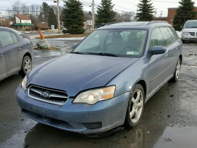 4S3BP626X67336960 - 2006 SUBARU LEGACY 2.5 BLUE photo 2