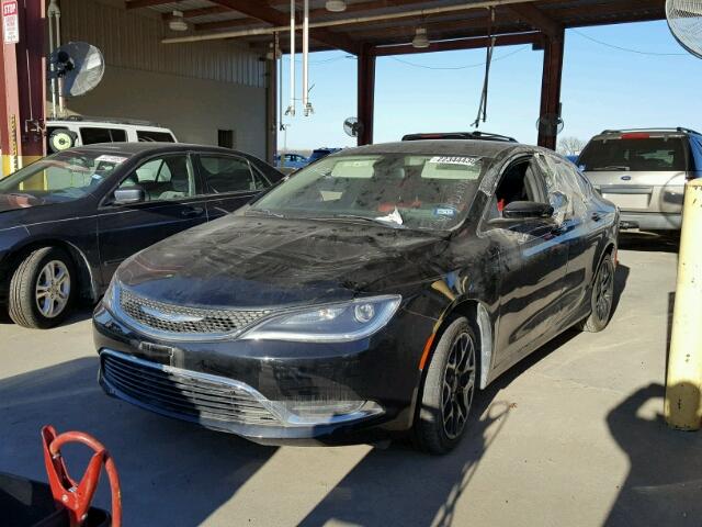 1C3CCCABXFN686554 - 2015 CHRYSLER 200 LIMITE BLACK photo 2