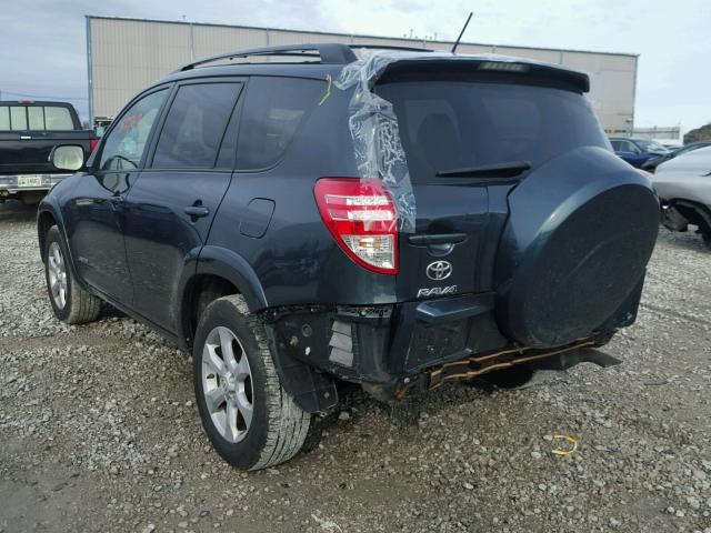 2T3DK4DV6BW064499 - 2011 TOYOTA RAV4 LIMIT BLUE photo 3