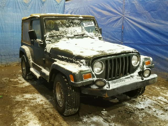 1J4FY49S4VP528227 - 1997 JEEP WRANGLER / GREEN photo 1