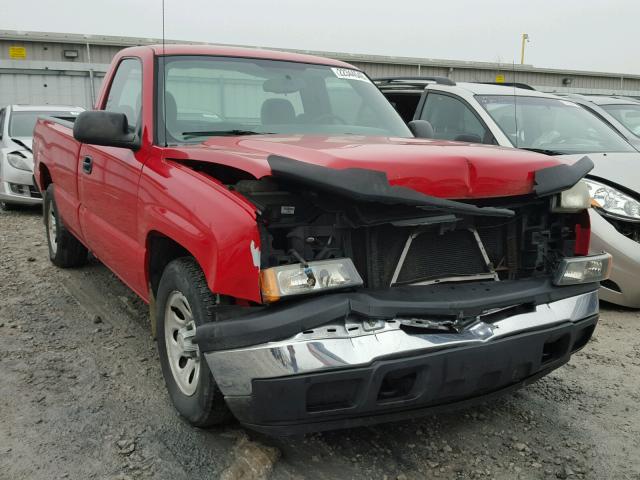 3GCEC14X96G174275 - 2006 CHEVROLET SILVERADO RED photo 1