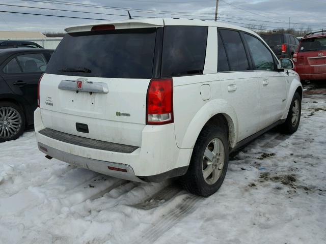 5GZCZ33Z67S826007 - 2007 SATURN VUE HYBRID WHITE photo 4