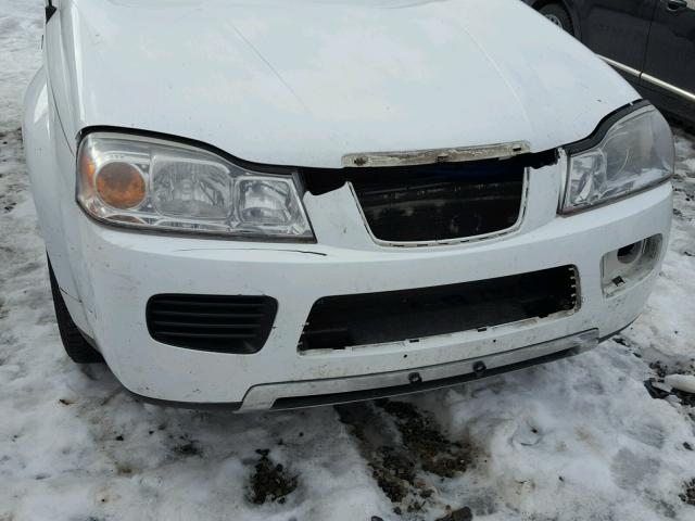 5GZCZ33Z67S826007 - 2007 SATURN VUE HYBRID WHITE photo 9