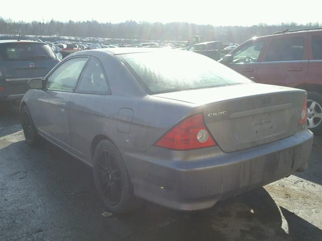 1HGEM22955L007115 - 2005 HONDA CIVIC EX გრაფიტი ფოტო 3