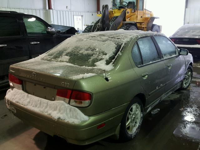 JNKCP11A12T506510 - 2002 INFINITI G20 GREEN photo 4