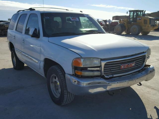 1GKEK13Z12R330541 - 2002 GMC YUKON WHITE photo 1