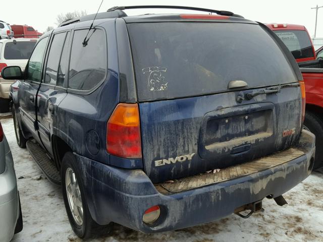 1GKDT13S832297088 - 2003 GMC ENVOY BLUE photo 3