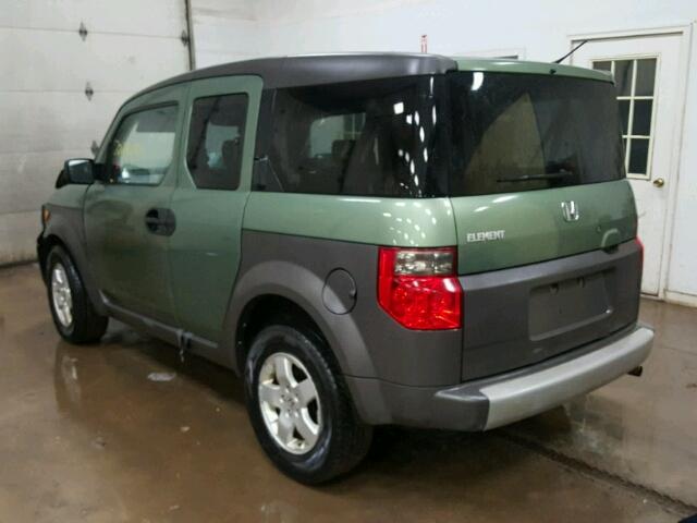 5J6YH28513L021511 - 2003 HONDA ELEMENT EX GREEN photo 3