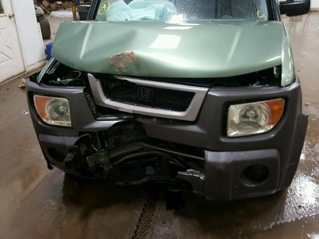 5J6YH28513L021511 - 2003 HONDA ELEMENT EX GREEN photo 9