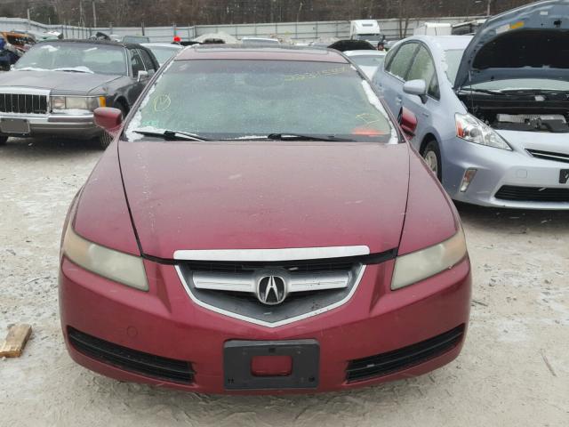 19UUA66286A033083 - 2006 ACURA 3.2TL RED photo 9